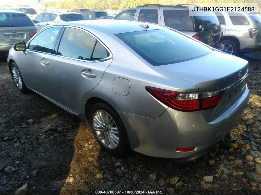 JTHBK1GG1E2124588 2014 Lexus Es 350