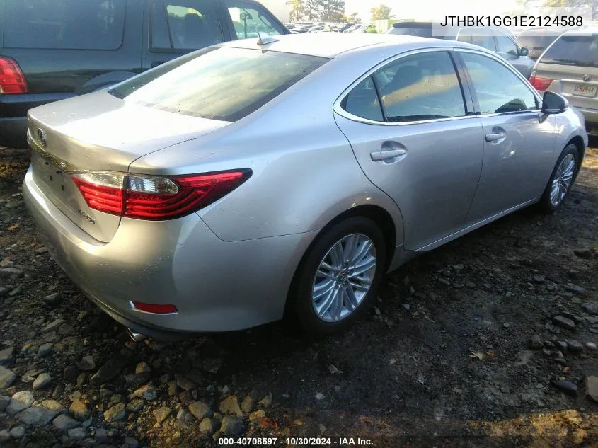 JTHBK1GG1E2124588 2014 Lexus Es 350