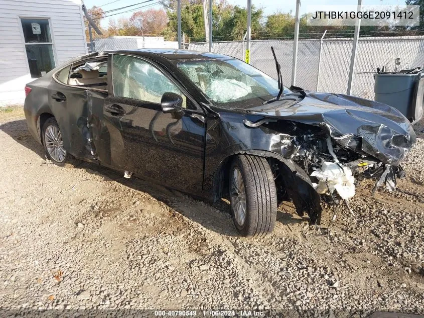 2014 Lexus Es 350 VIN: JTHBK1GG6E2091412 Lot: 40790549