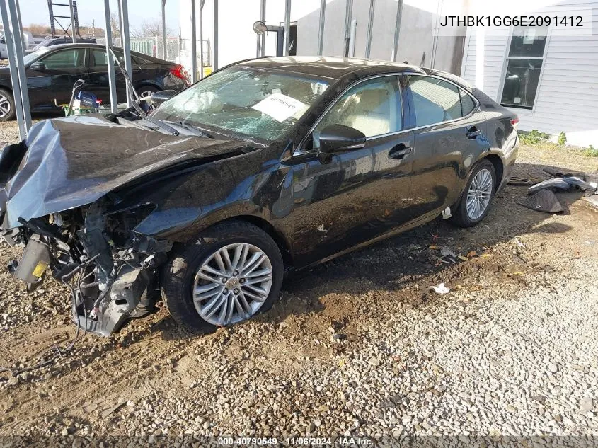 2014 Lexus Es 350 VIN: JTHBK1GG6E2091412 Lot: 40790549