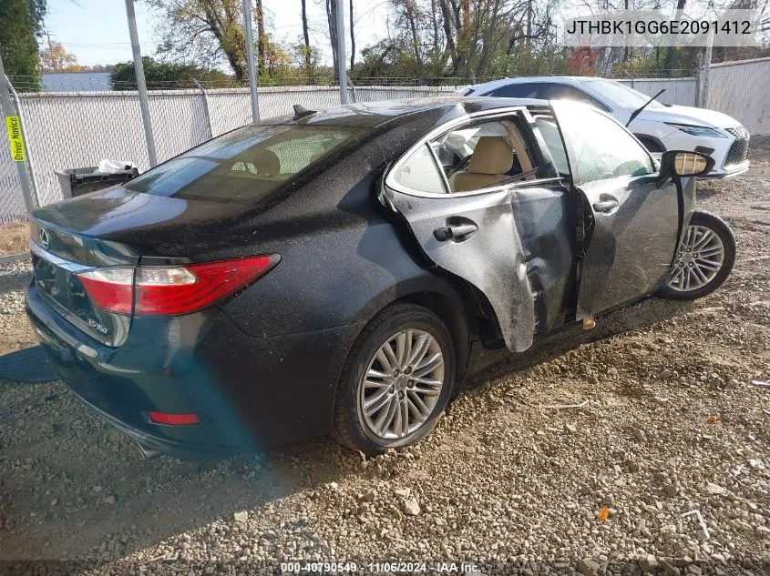 2014 Lexus Es 350 VIN: JTHBK1GG6E2091412 Lot: 40790549