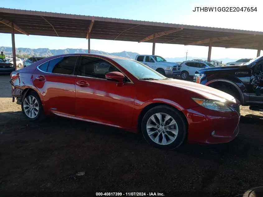 2014 Lexus Es 300H VIN: JTHBW1GG2E2047654 Lot: 40817399