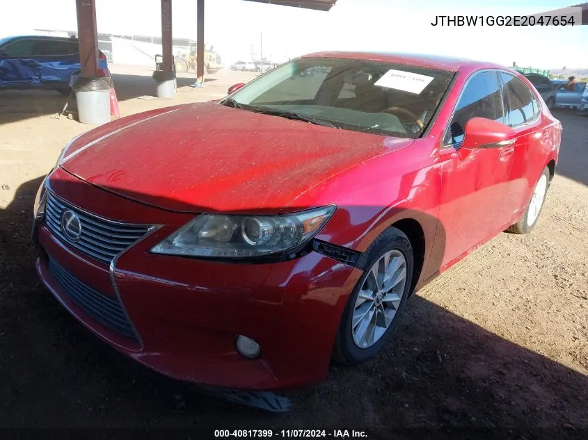 2014 Lexus Es 300H VIN: JTHBW1GG2E2047654 Lot: 40817399