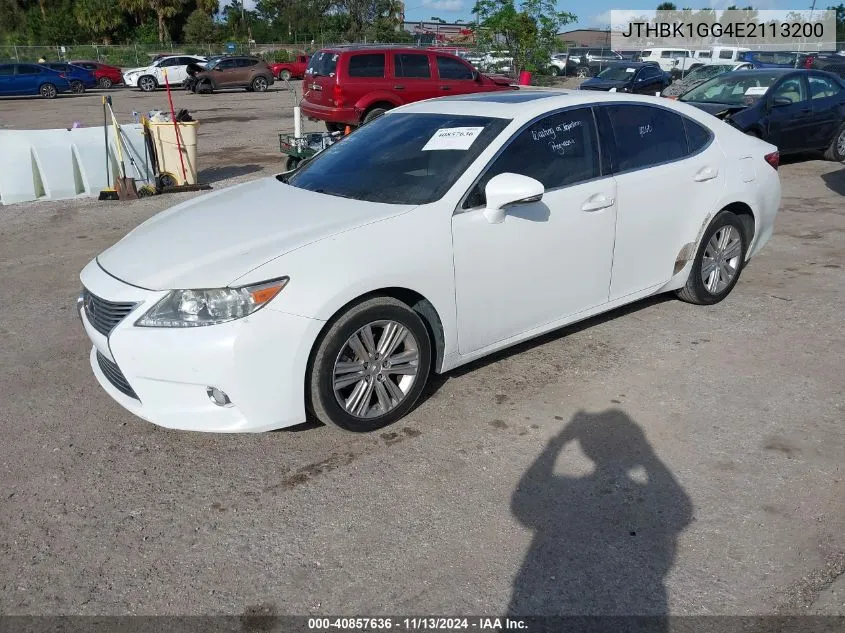 2014 Lexus Es 350 VIN: JTHBK1GG4E2113200 Lot: 40857636