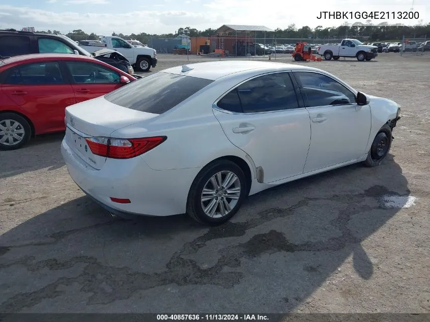 2014 Lexus Es 350 VIN: JTHBK1GG4E2113200 Lot: 40857636