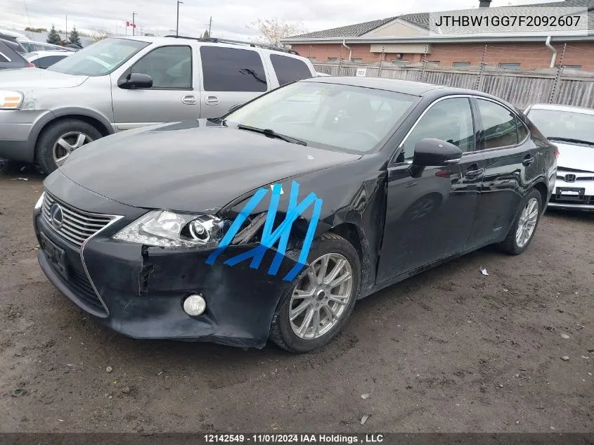 2015 Lexus Es 300H 300H VIN: JTHBW1GG7F2092607 Lot: 12142549