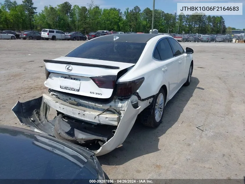 2015 Lexus Es 350 VIN: JTHBK1GG6F2164683 Lot: 39287896