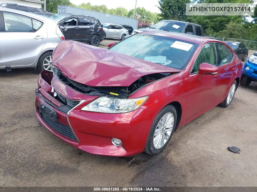 JTHBK1GGXF2157414 2015 Lexus Es 350