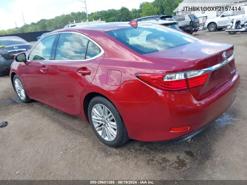 JTHBK1GGXF2157414 2015 Lexus Es 350