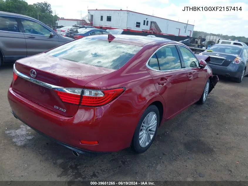 JTHBK1GGXF2157414 2015 Lexus Es 350