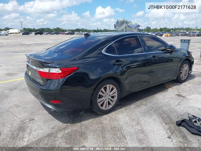 2015 Lexus Es 350 VIN: JTHBK1GG0F2171628 Lot: 39673738