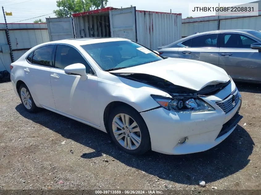 2015 Lexus Es 350 VIN: JTHBK1GG8F2208831 Lot: 39713559