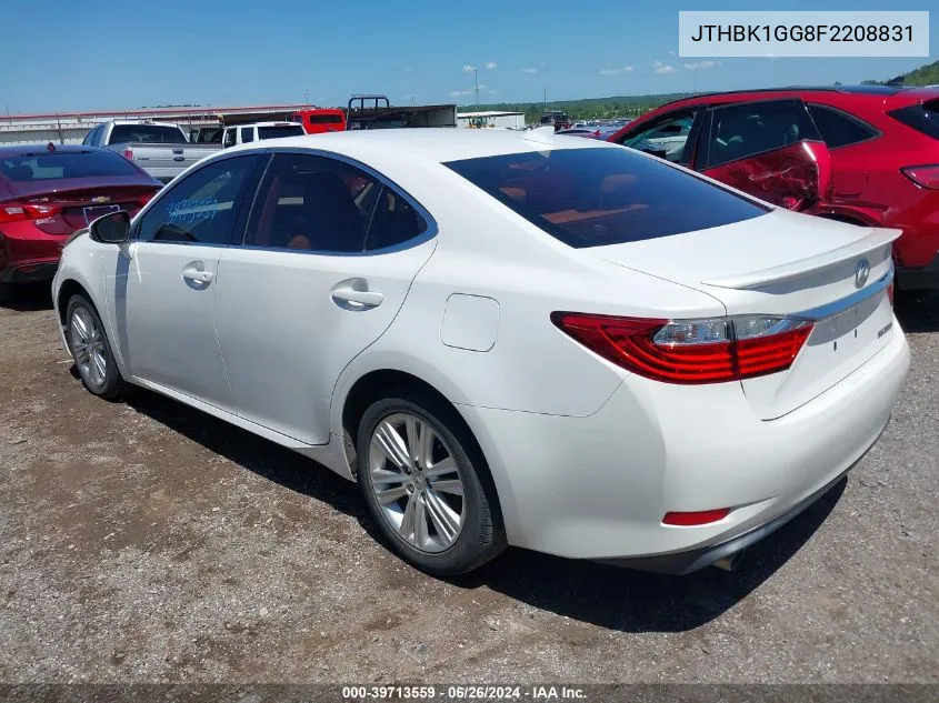 2015 Lexus Es 350 VIN: JTHBK1GG8F2208831 Lot: 39713559