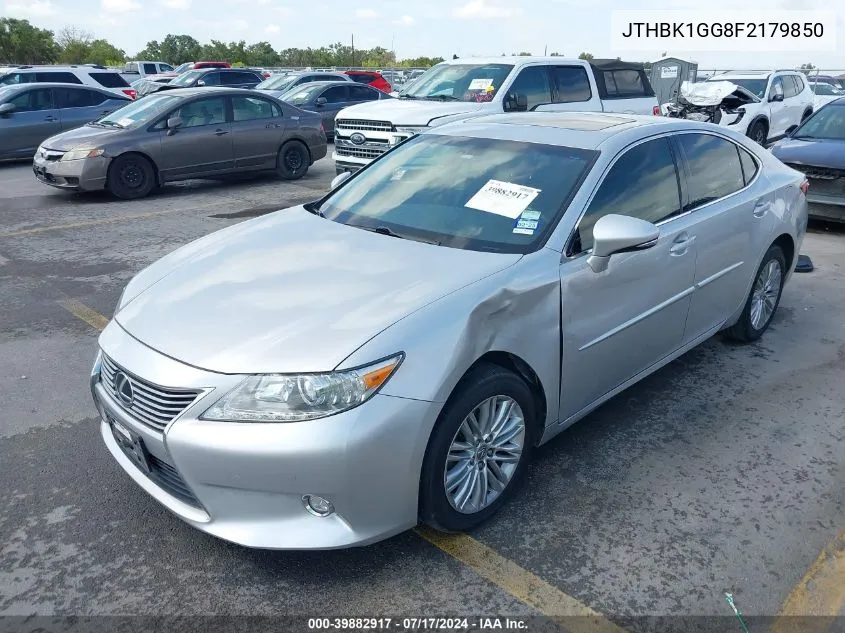 JTHBK1GG8F2179850 2015 Lexus Es 350