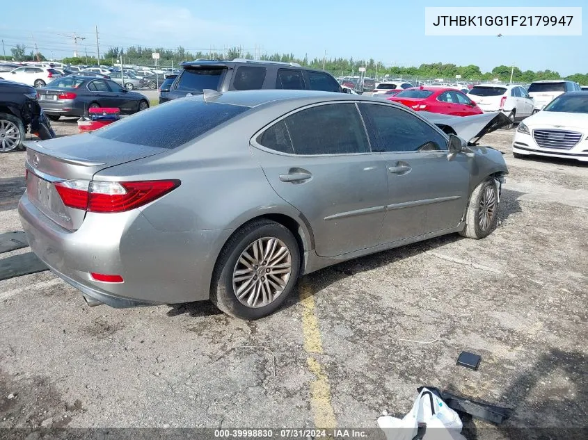 JTHBK1GG1F2179947 2015 Lexus Es 350