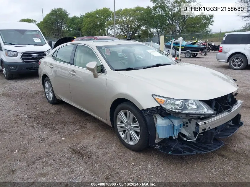 JTHBK1GG3F2158680 2015 Lexus Es 350