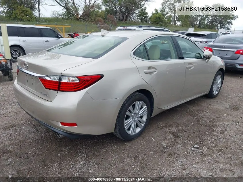 JTHBK1GG3F2158680 2015 Lexus Es 350