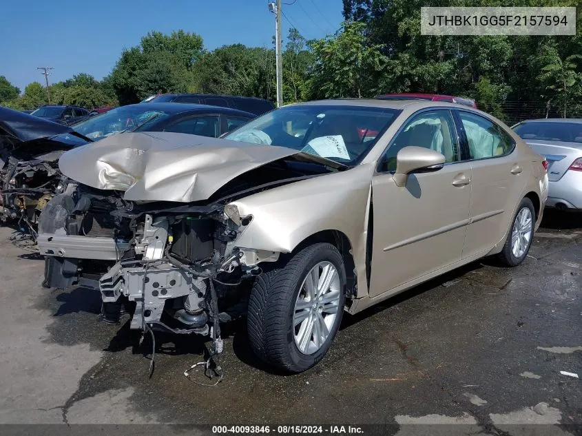 JTHBK1GG5F2157594 2015 Lexus Es 350