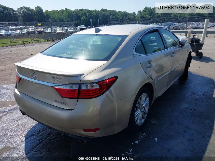 JTHBK1GG5F2157594 2015 Lexus Es 350