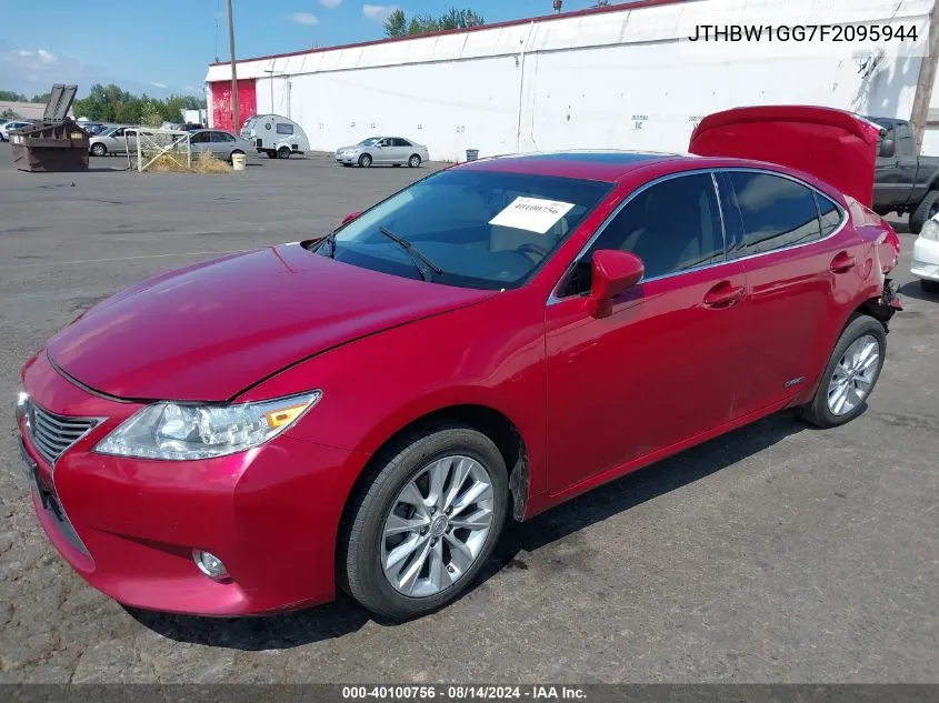 JTHBW1GG7F2095944 2015 Lexus Es 300H