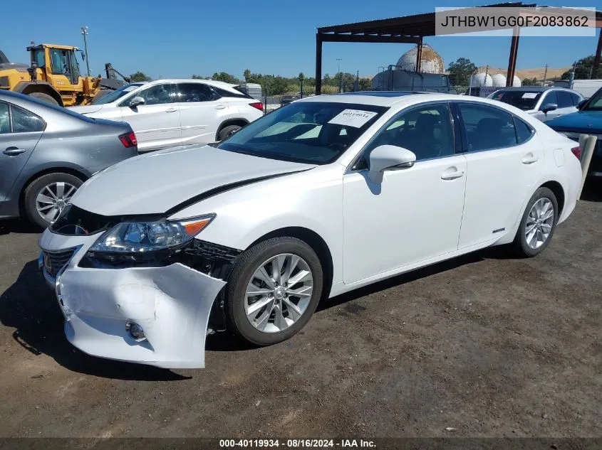 2015 Lexus Es 300H VIN: JTHBW1GG0F2083862 Lot: 40119934