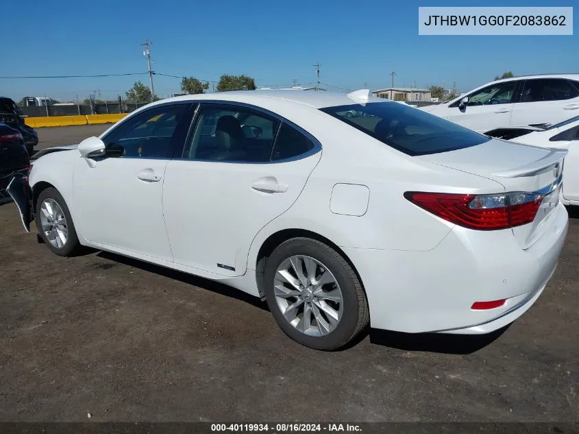 JTHBW1GG0F2083862 2015 Lexus Es 300H