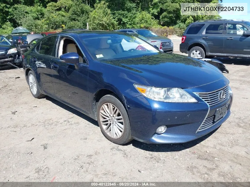 2015 Lexus Es 350 VIN: JTHBK1GGXF2204733 Lot: 40122645