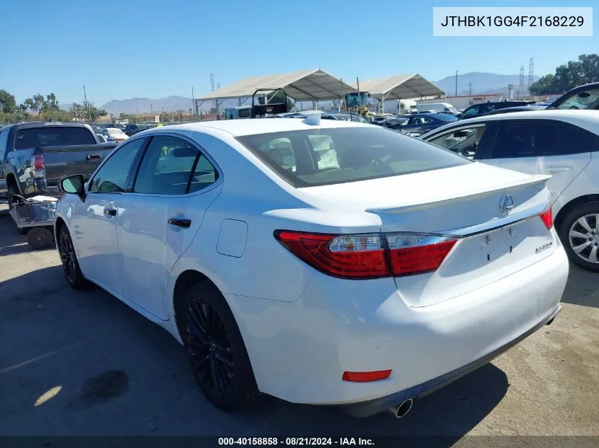 2015 Lexus Es 350 VIN: JTHBK1GG4F2168229 Lot: 40158858