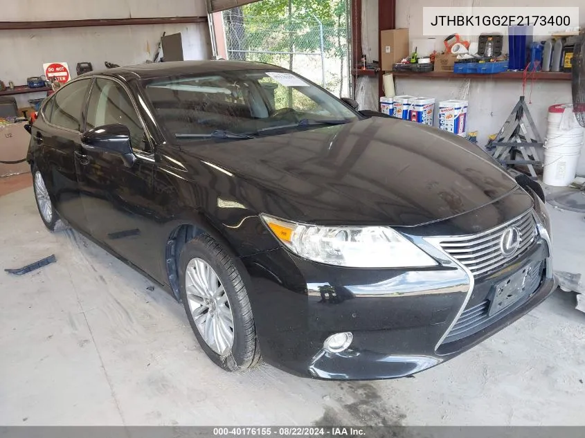 2015 Lexus Es 350 VIN: JTHBK1GG2F2173400 Lot: 40176155