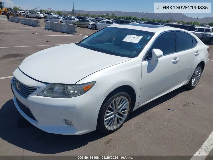 2015 Lexus Es 350 VIN: JTHBK1GG2F2199835 Lot: 40186166