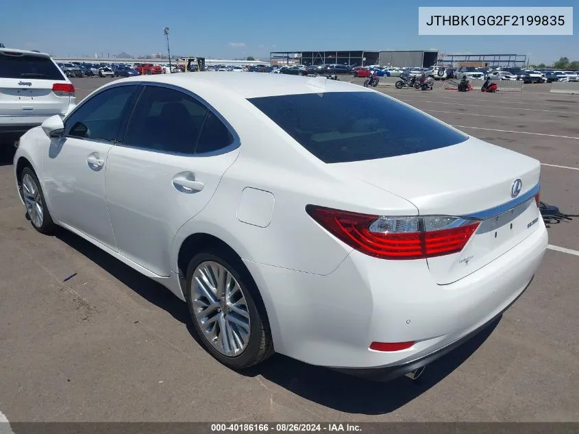 2015 Lexus Es 350 VIN: JTHBK1GG2F2199835 Lot: 40186166