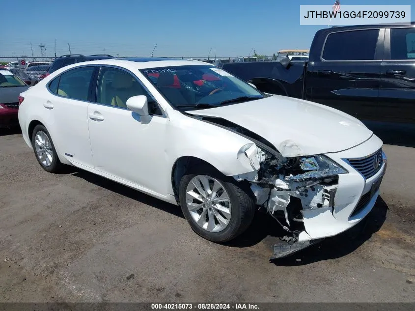 JTHBW1GG4F2099739 2015 Lexus Es 300H