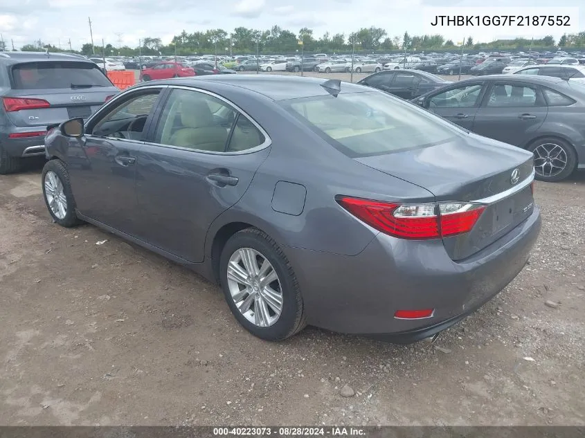 JTHBK1GG7F2187552 2015 Lexus Es 350