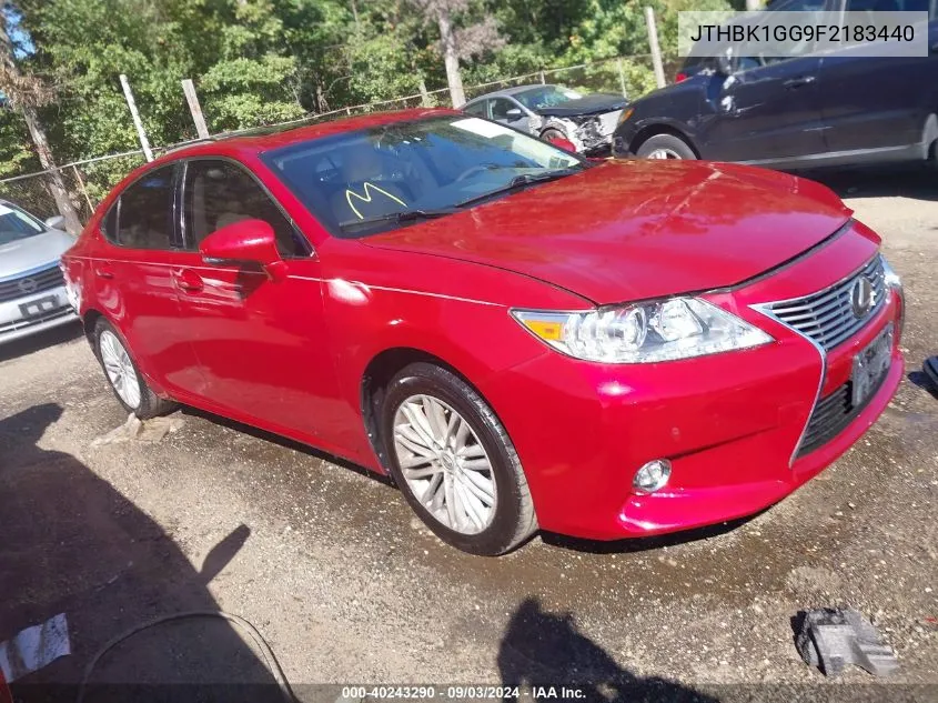 2015 Lexus Es 350 VIN: JTHBK1GG9F2183440 Lot: 40243290