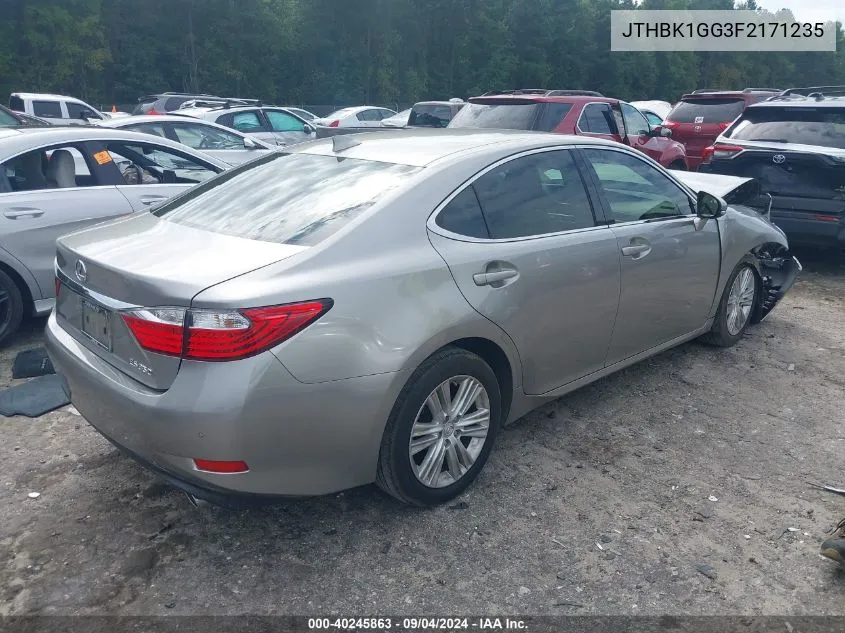 JTHBK1GG3F2171235 2015 Lexus Es 350