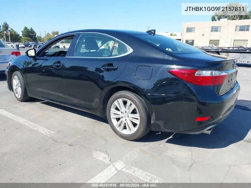 2015 Lexus Es 350 VIN: JTHBK1GG9F2157811 Lot: 40251938