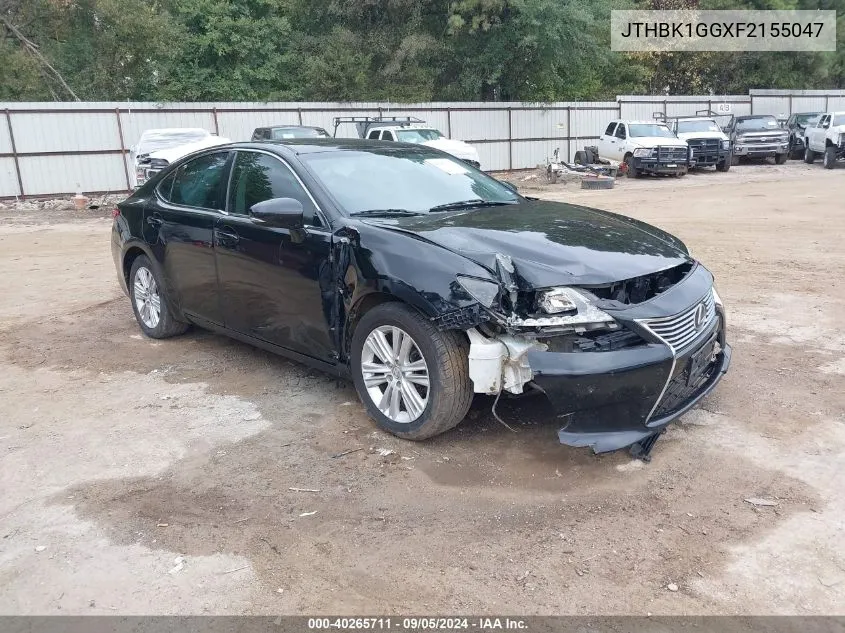 JTHBK1GGXF2155047 2015 Lexus Es 350