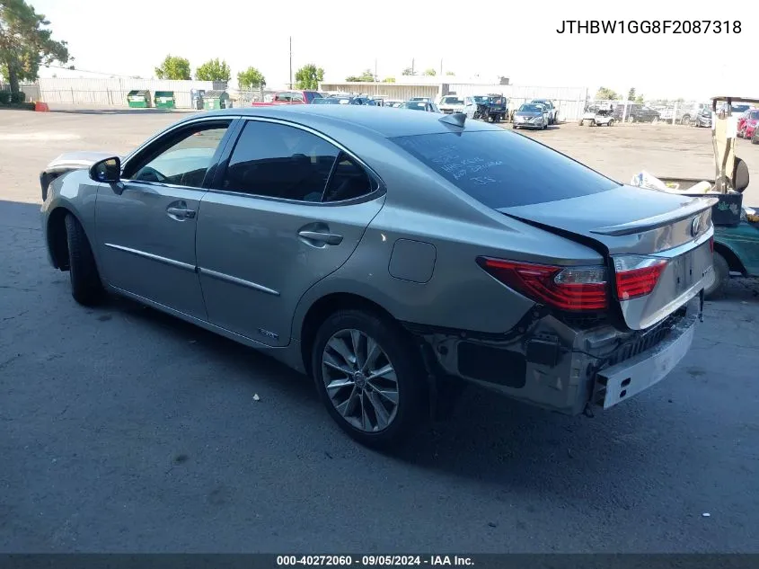 2015 Lexus Es 300H VIN: JTHBW1GG8F2087318 Lot: 40272060