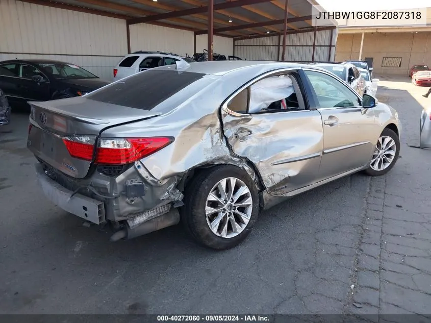 2015 Lexus Es 300H VIN: JTHBW1GG8F2087318 Lot: 40272060