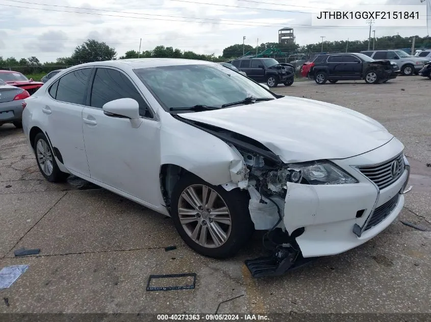 JTHBK1GGXF2151841 2015 Lexus Es 350