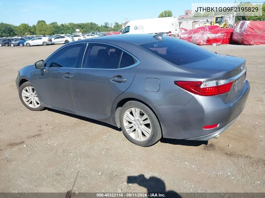 2015 Lexus Es 350 VIN: JTHBK1GG9F2195829 Lot: 40322118