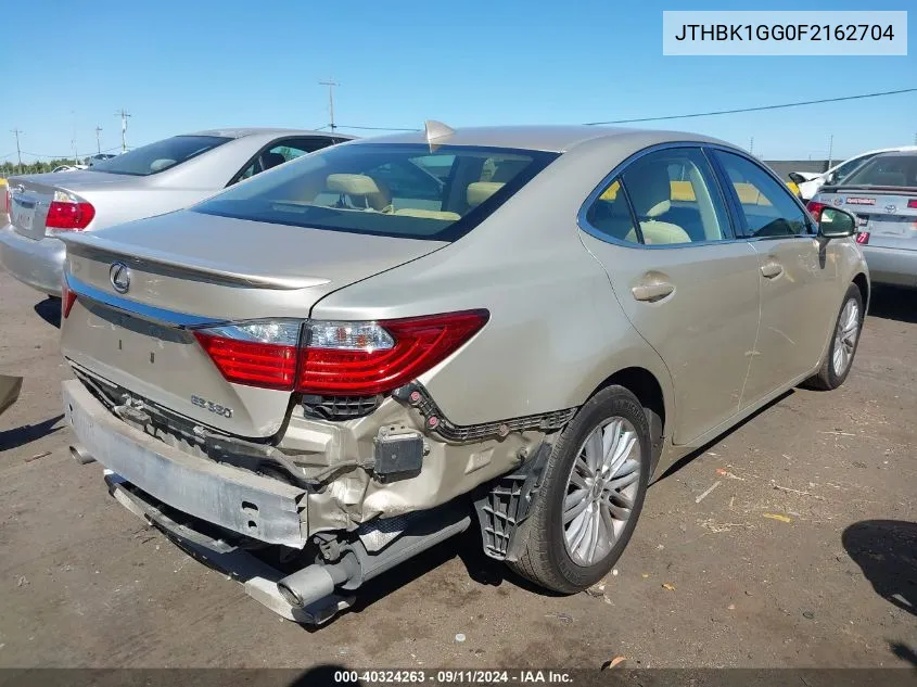 JTHBK1GG0F2162704 2015 Lexus Es 350