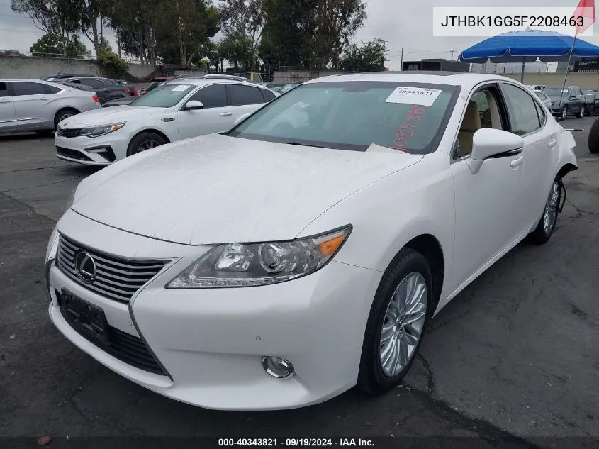 2015 Lexus Es 350 VIN: JTHBK1GG5F2208463 Lot: 40343821