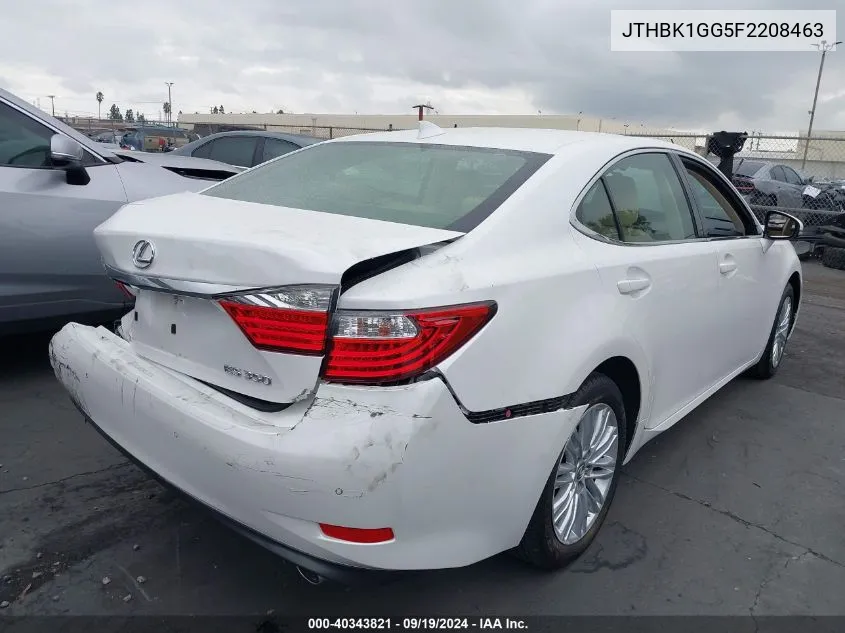 2015 Lexus Es 350 VIN: JTHBK1GG5F2208463 Lot: 40343821