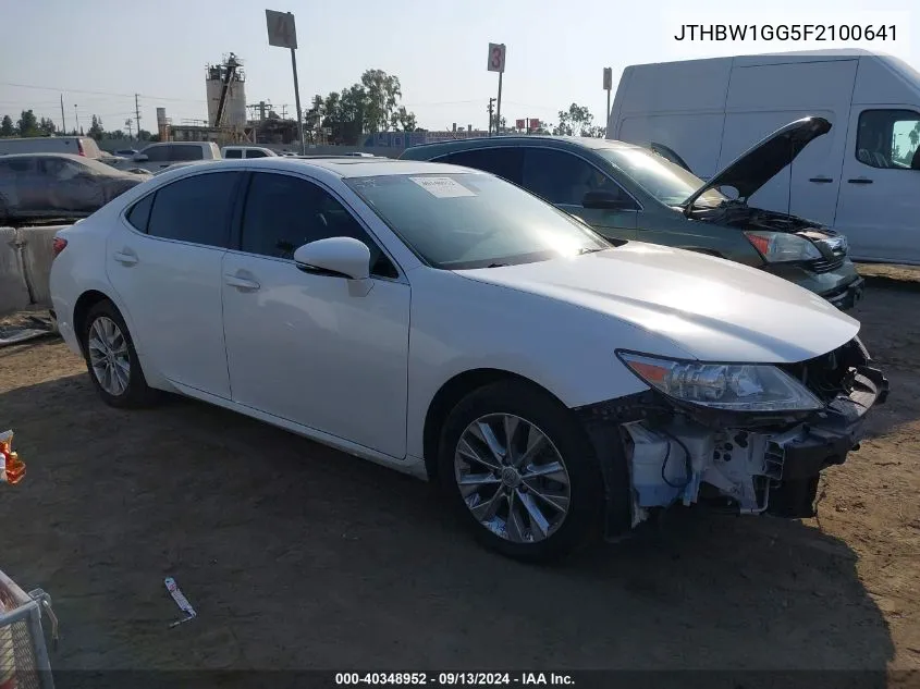 2015 Lexus Es 300H VIN: JTHBW1GG5F2100641 Lot: 40348952