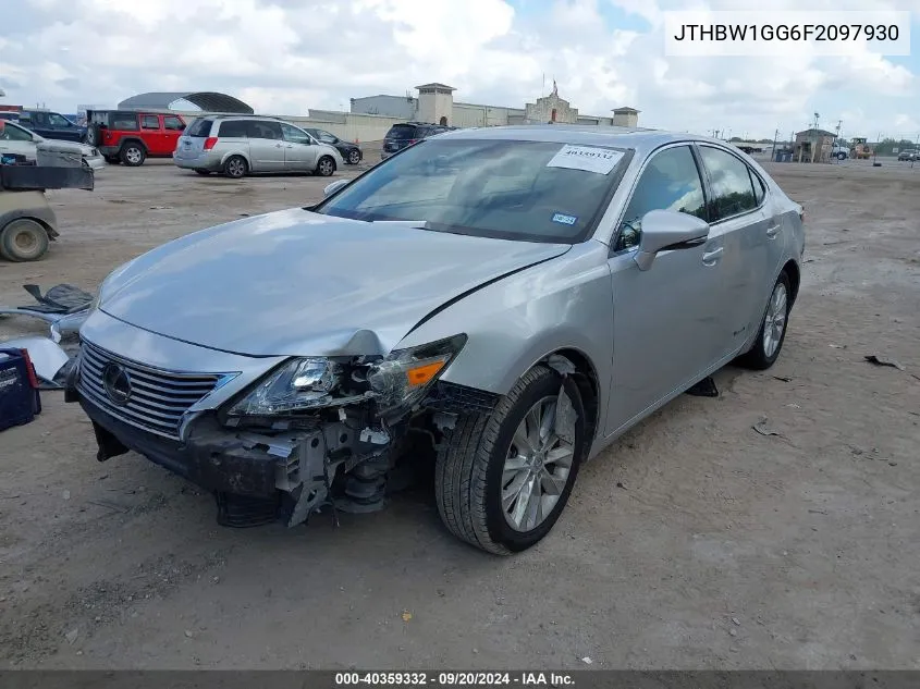 JTHBW1GG6F2097930 2015 Lexus Es 300H