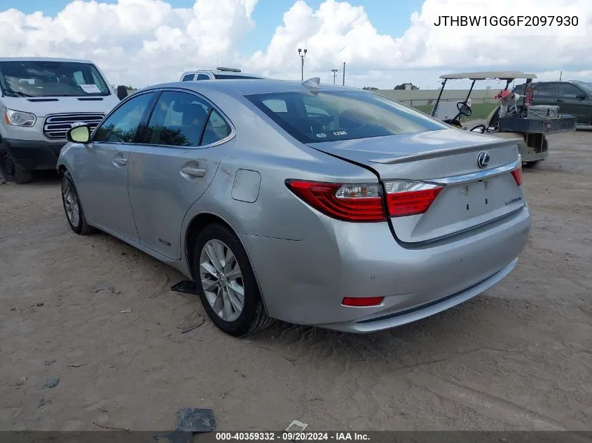 JTHBW1GG6F2097930 2015 Lexus Es 300H