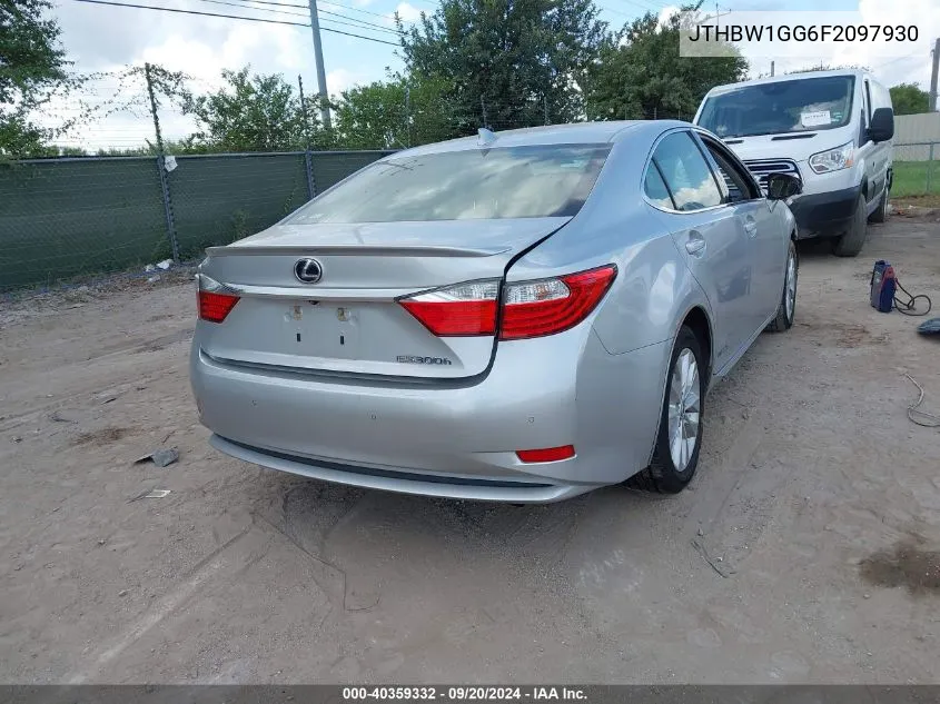 JTHBW1GG6F2097930 2015 Lexus Es 300H