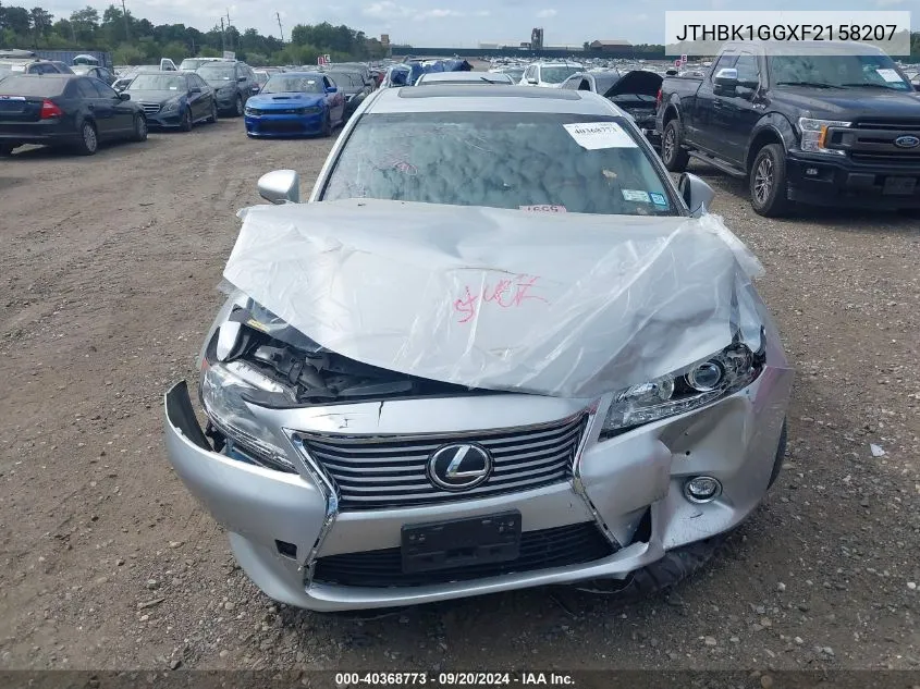 2015 Lexus Es 350 VIN: JTHBK1GGXF2158207 Lot: 40368773