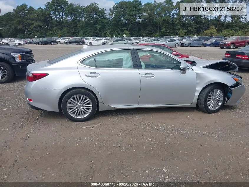 2015 Lexus Es 350 VIN: JTHBK1GGXF2158207 Lot: 40368773